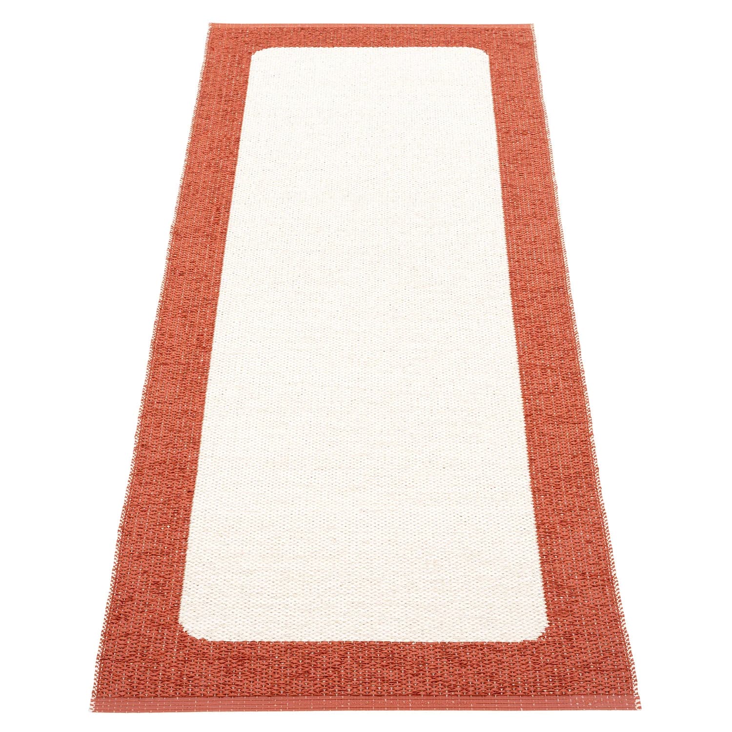 Pappelina, Ilda Teppich 70x180 cm brick / vanilla