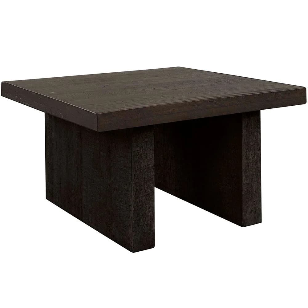 Artwood, Plinth Couchtisch 75X75 Dunkelbraun
