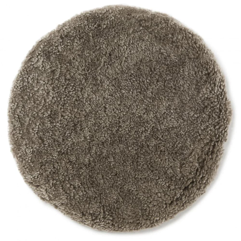 Skinnwille, PAD rundes Sitzkissen Ø34 cm Hellbraun