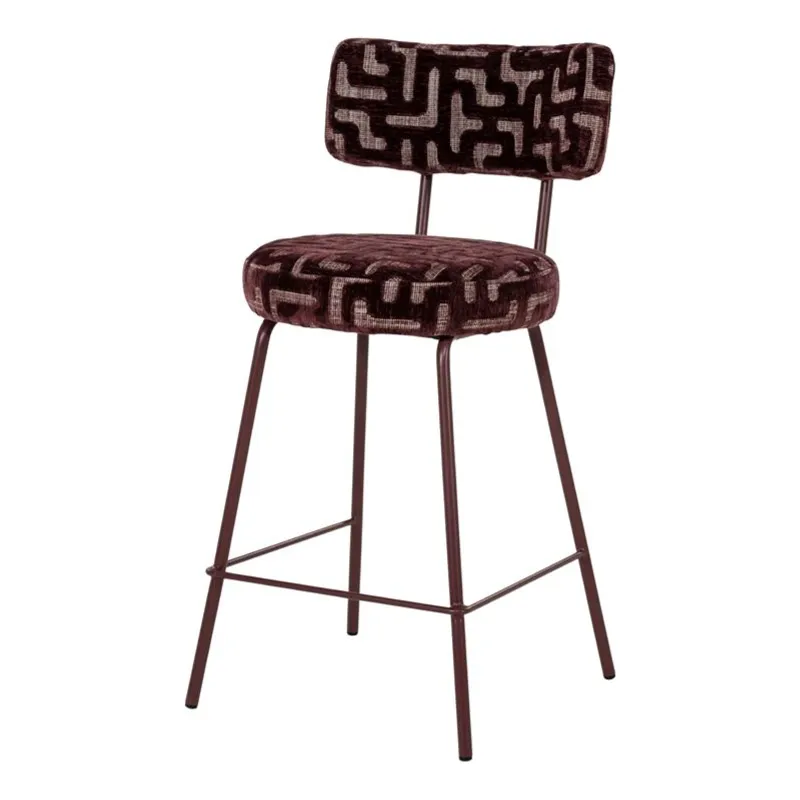 By-Boo, Belle Vie 47x53,5x94,5 cm Metall, Schaumstoff & Stoff Plum