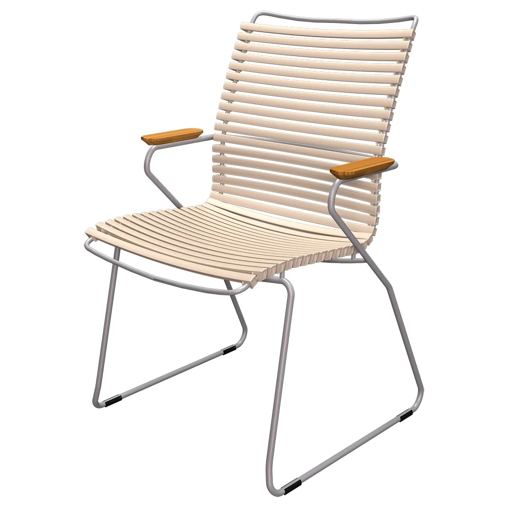 Houe, CLICK Sessel mit hoher Rückenlehne, beige