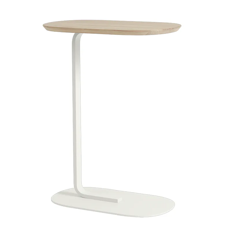 Muuto, Relate Beistelltisch 73,5 cm - Oak Laminate/Off-White