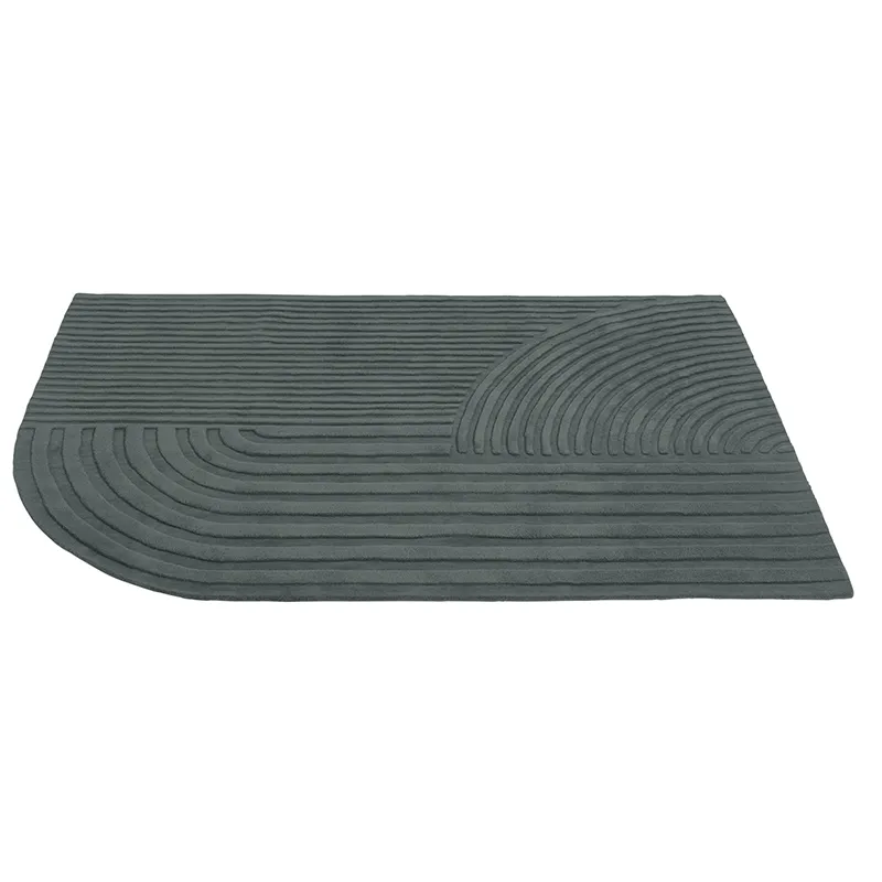 Muuto, Relevo Teppich 170 x 240 cm - Dark Green