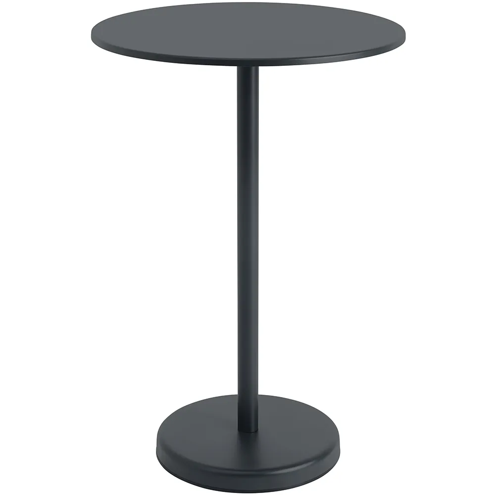 Muuto, Linear Steel Stehtisch Ø70 cm Anthracite Black