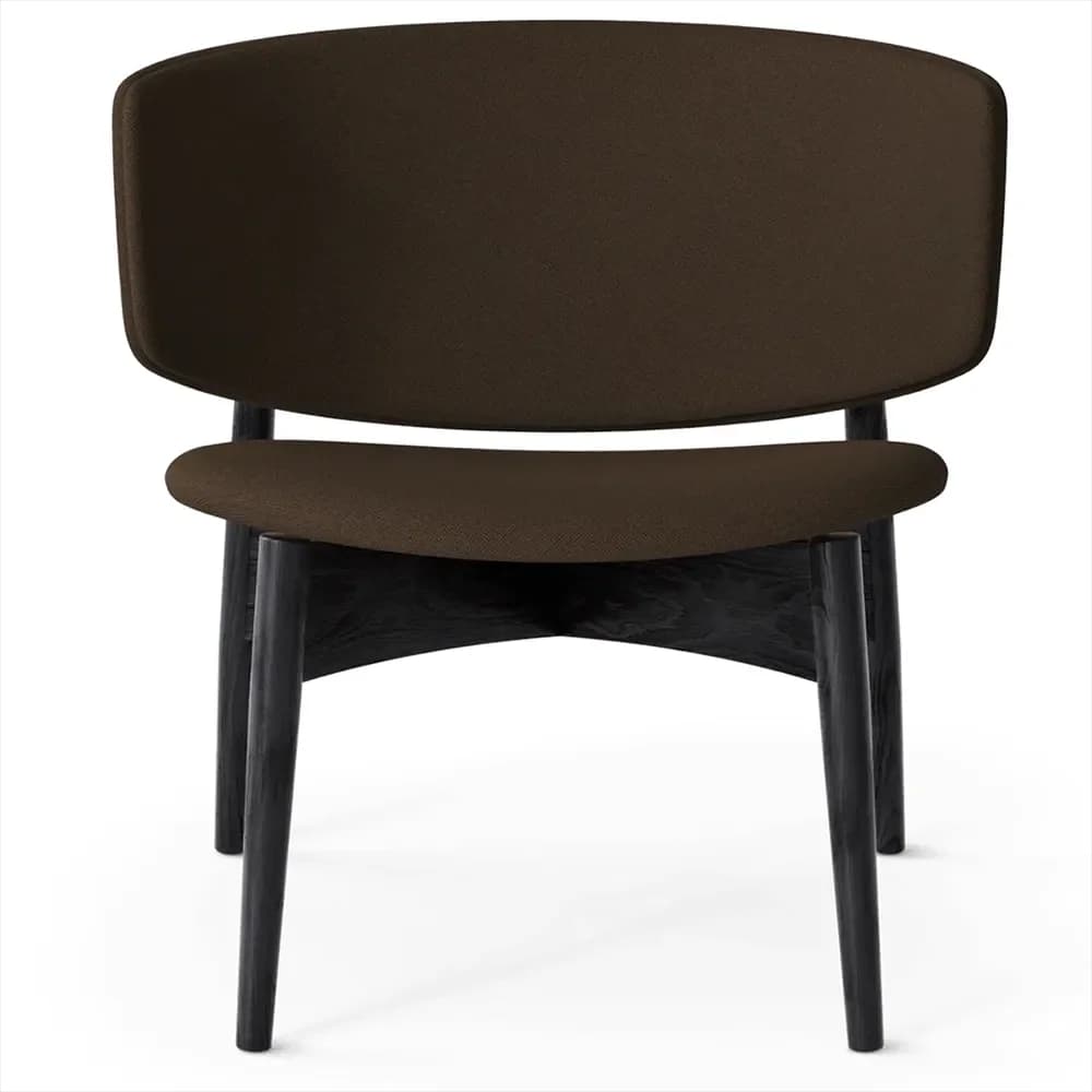 Ferm Living, Herman Lounge Sessel Grain - Black/Chocolate