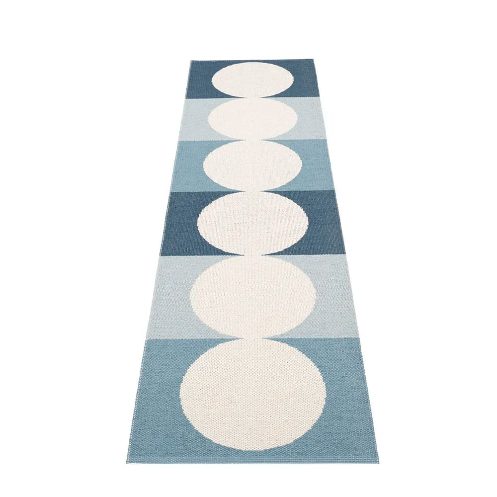 Pappelina, Otto Sky / Background Vanilla Teppich 70 x 280 cm