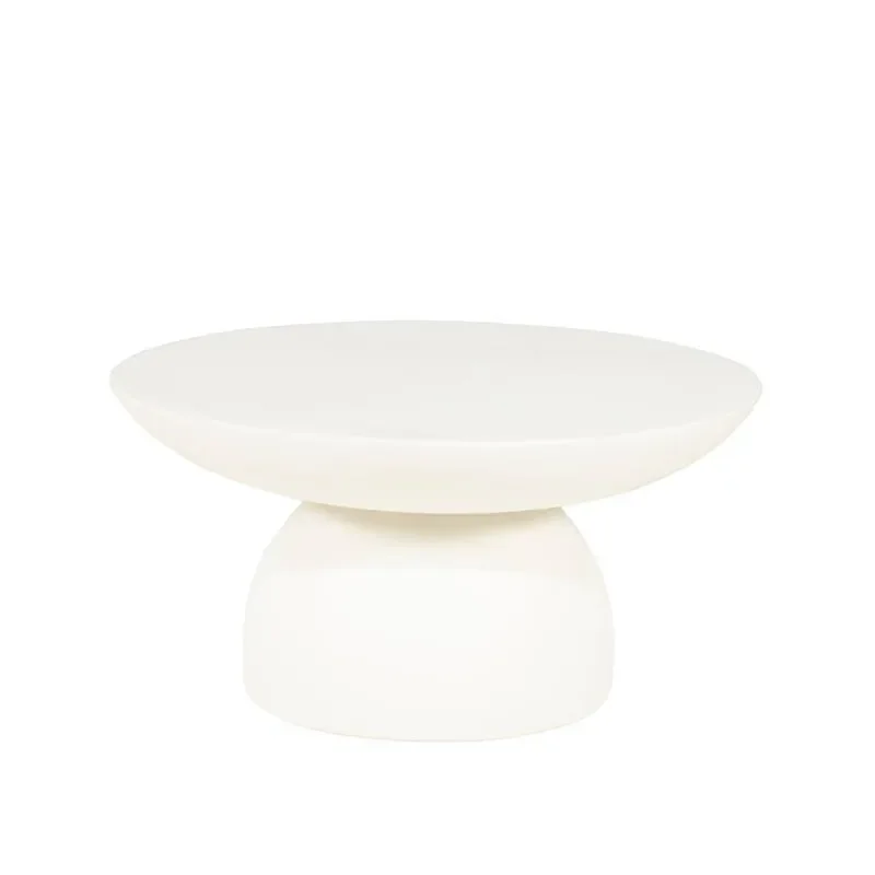 By-Boo, Canto small Couchtisch 70x70x36 cm Eisen beige