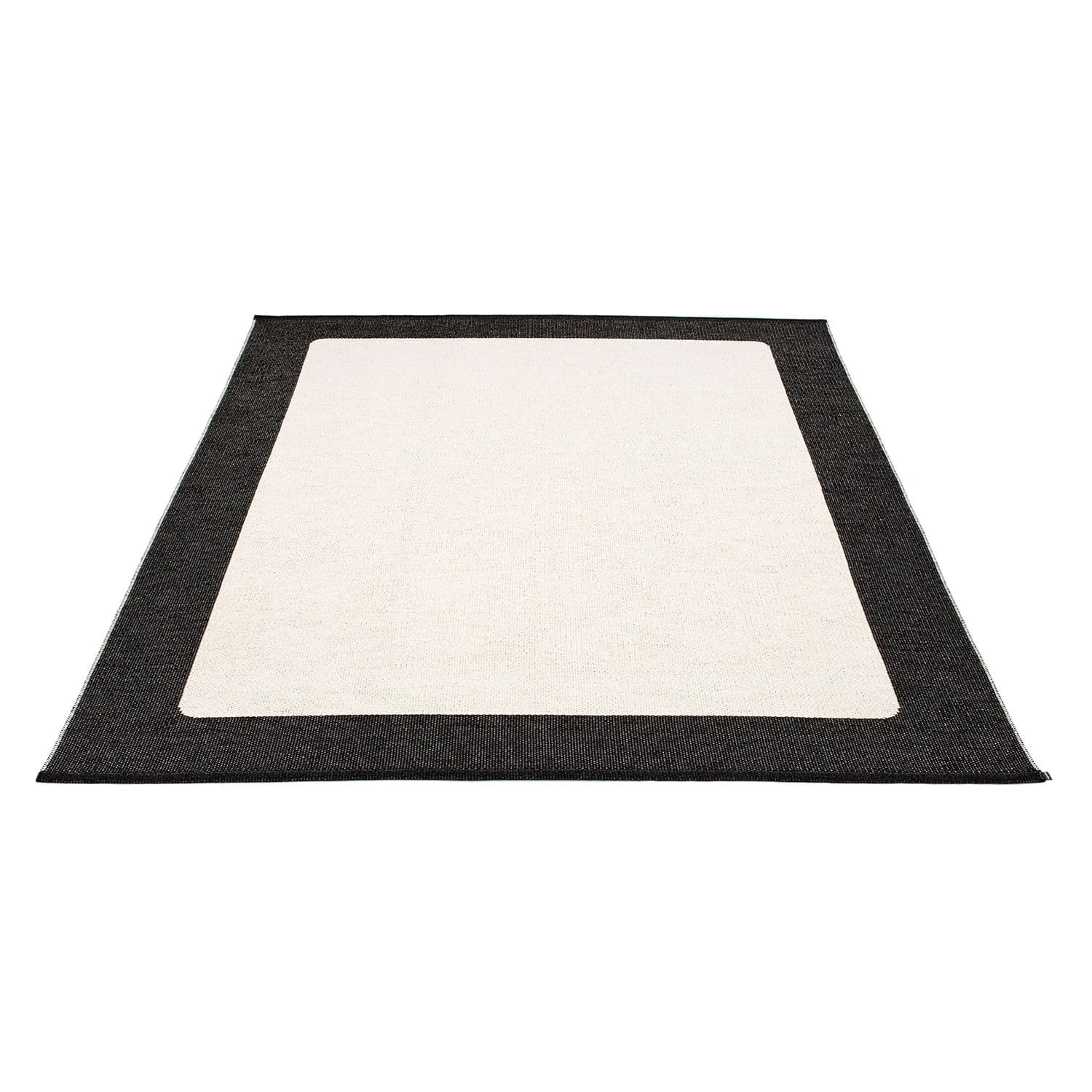 Pappelina, Ilda Teppich 180x180 cm black / vanilla