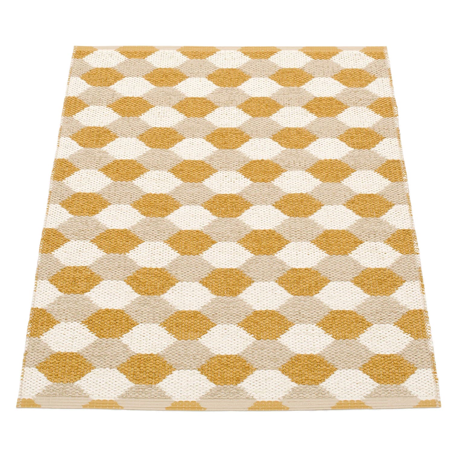 Pappelina, Dana Teppich 70x100 cm ochre / beige / vanilla