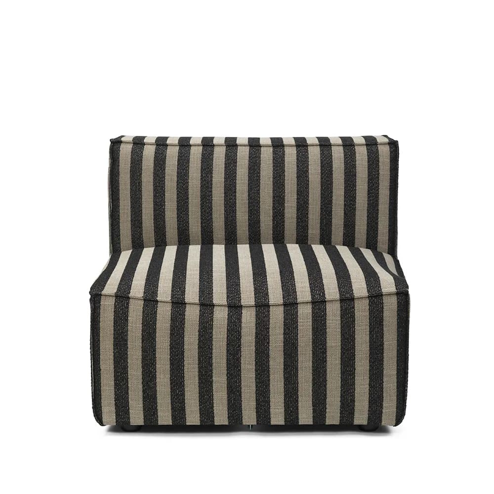 Ferm Living, Catena Sofa Center S100 - Louisiana - Sand/Black