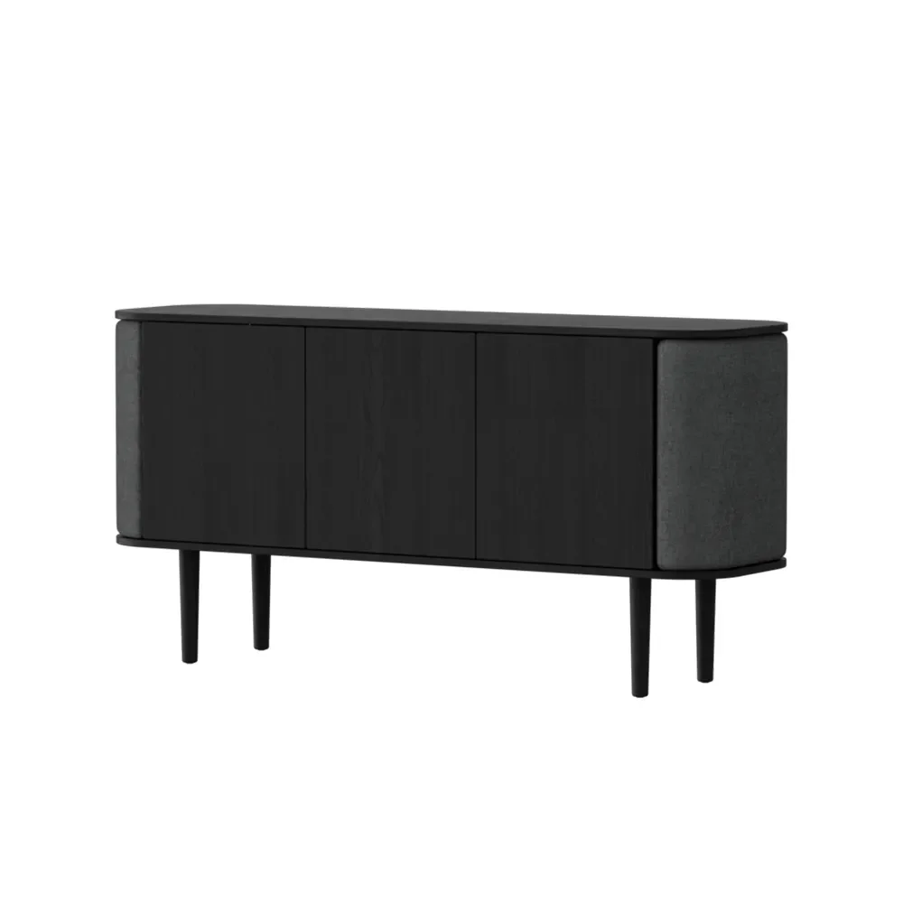 Umage, Treasures 3-türiger Schrank Schwarze Eiche/Shadow