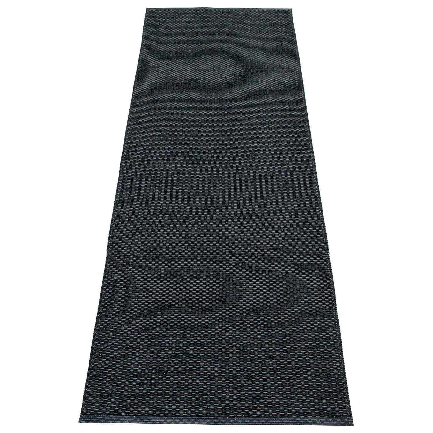 Pappelina, Svea Teppich 70x240 cm black metallic / black
