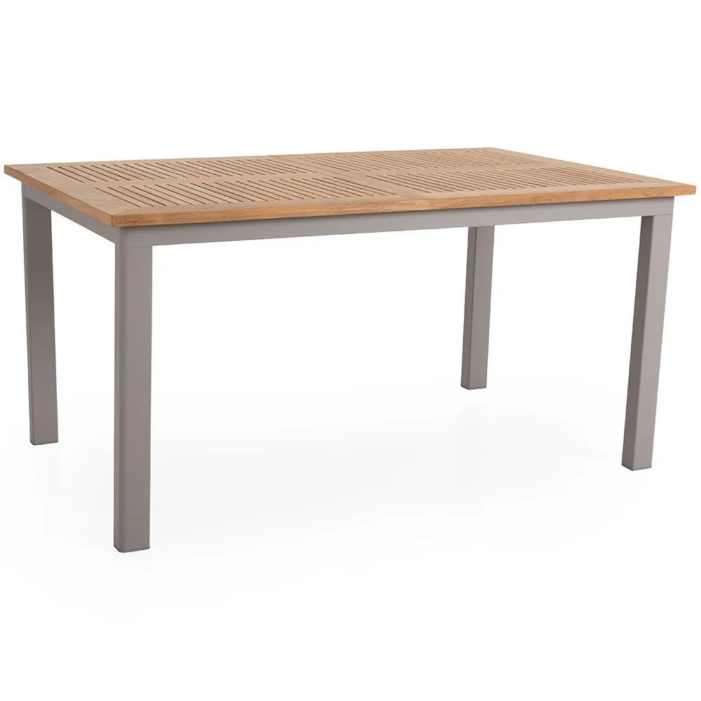 Brafab, Lyon Esstisch 92x152-210 cm khaki/teak