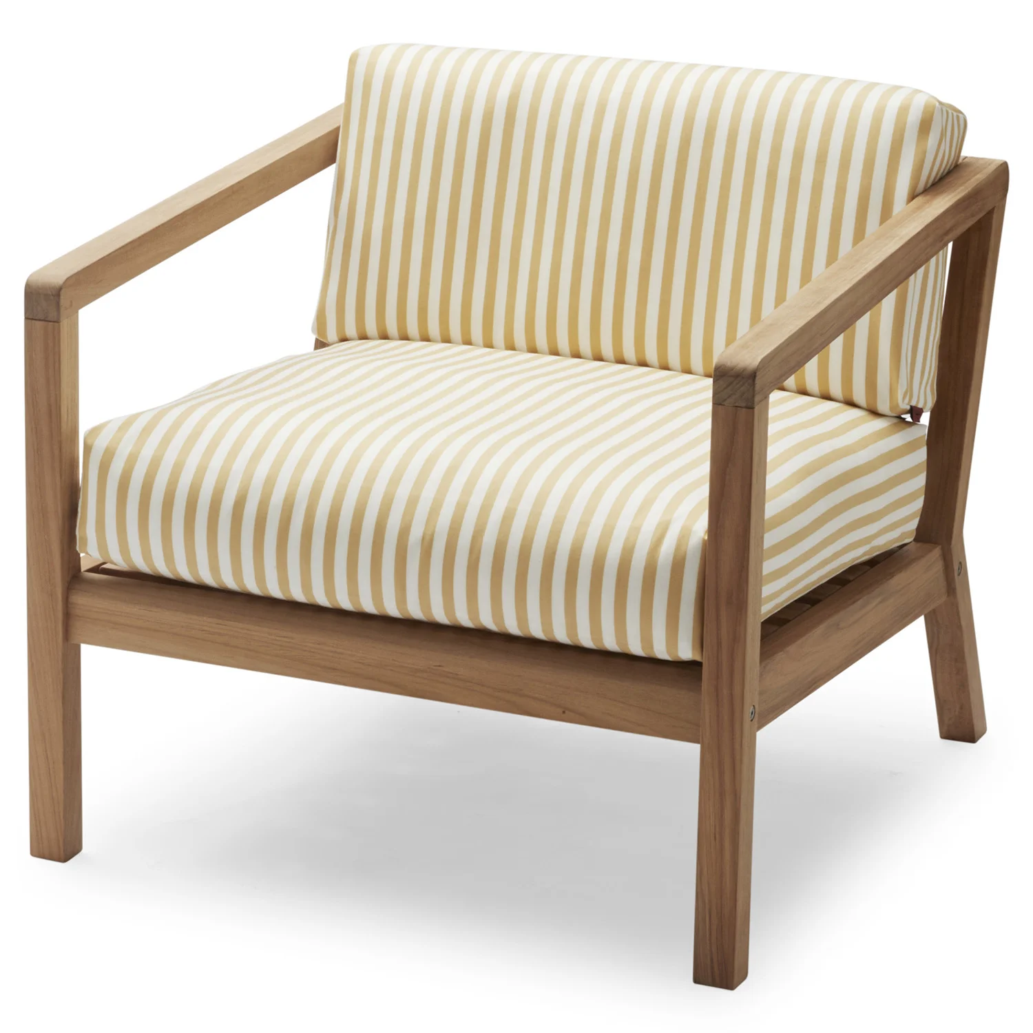 Skagerak, Virkelyst Sessel Golden Yellow Stripe Teak