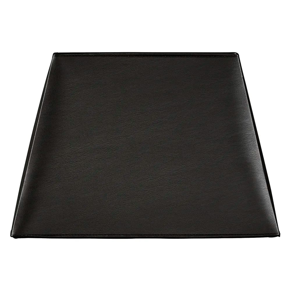 Artwood, Lampenschirm Square schwarzes Leder
