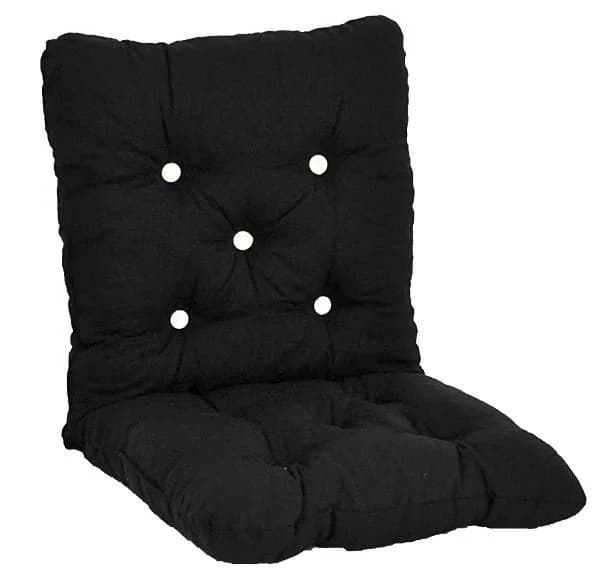 Fritab, Mini Flock Dralon Kissen Schwarz