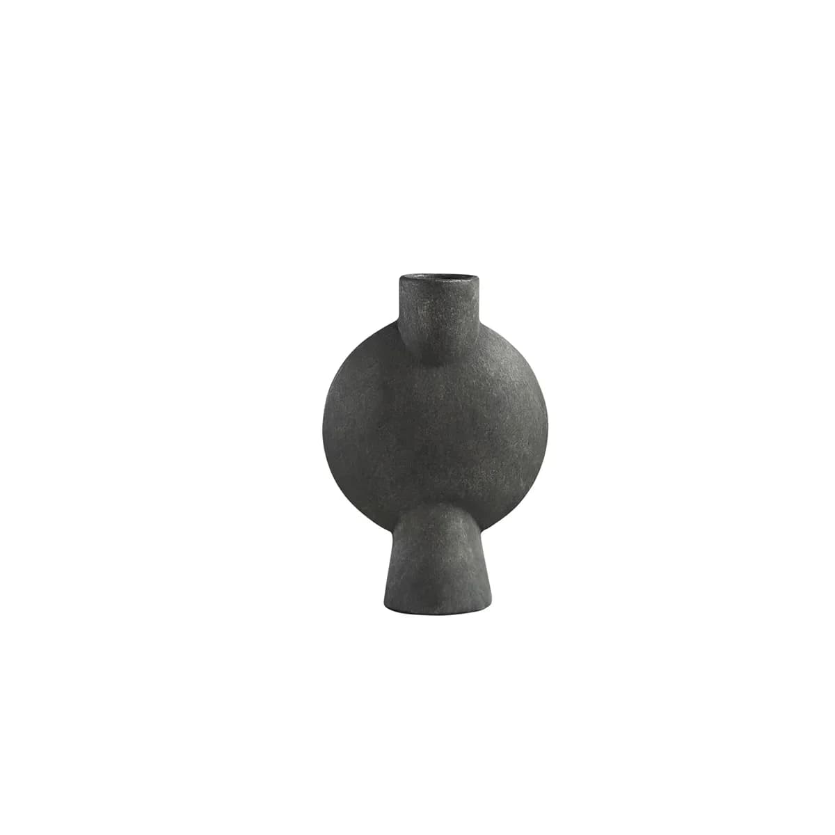 101 Copenhagen, Handbemalte Vase Sphere Bubl Mini Dark Grey H19 cm