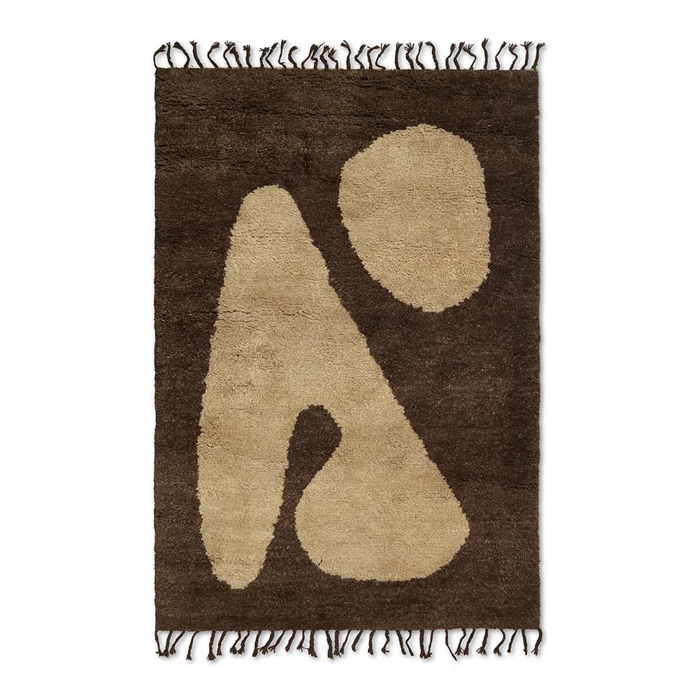 Ferm Living, Wollteppich Abstract 120x180 cm