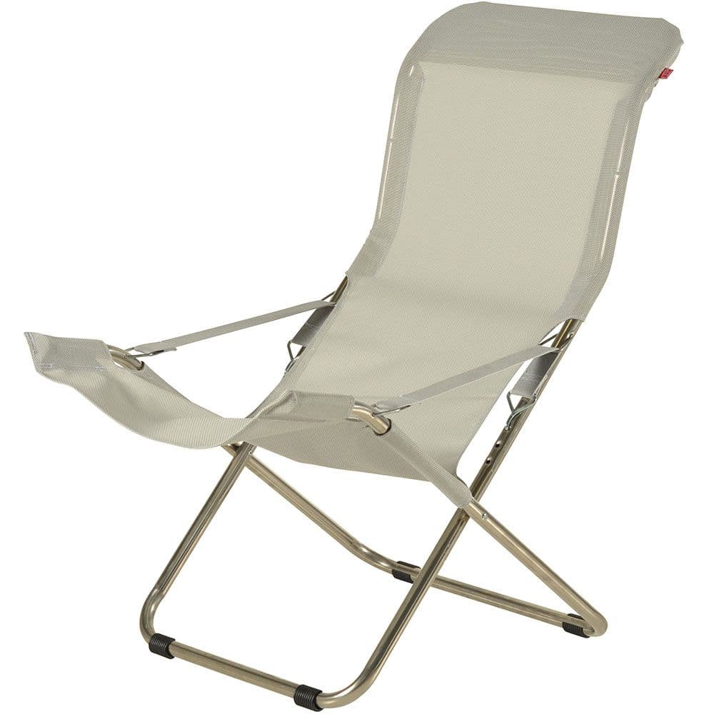 Fiam, Fiesta Liegesessel taupe aluminium