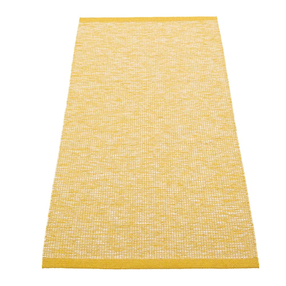 Pappelina, Sam teppich 70 x 150 cm Mustard/Cream