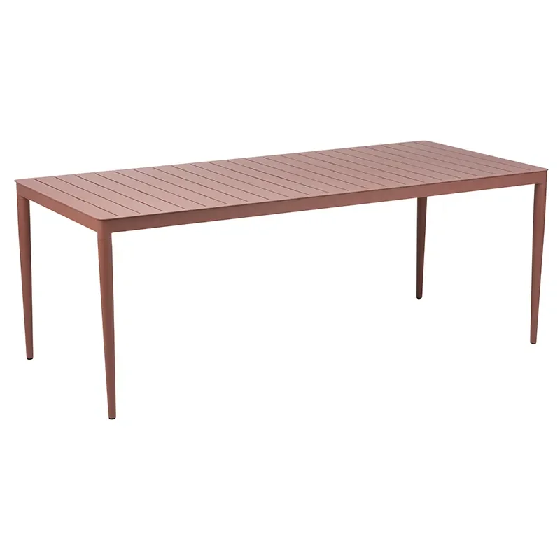Brafab Bigby Esstisch Zin Red, 195x90 cm