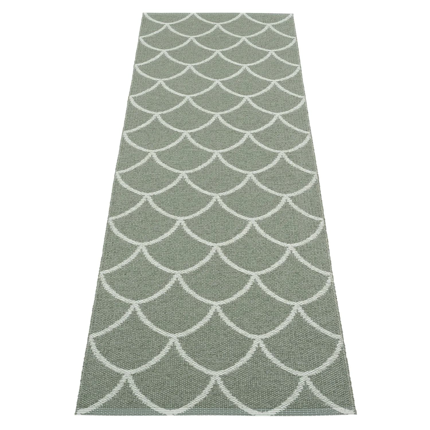 Pappelina, Kotte Teppich 70x225 cm army / sage