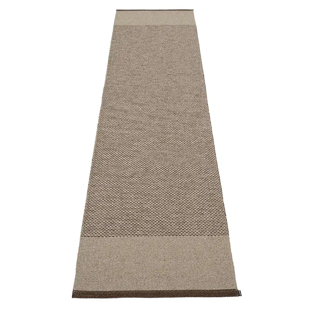 Pappelina, Edit Teppich 70x300 cm Dark Brown