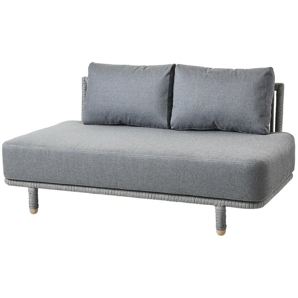 Cane-line, Moments 2 Sitzer. Sofa Modul Inkl. Airtouch Dyn grau