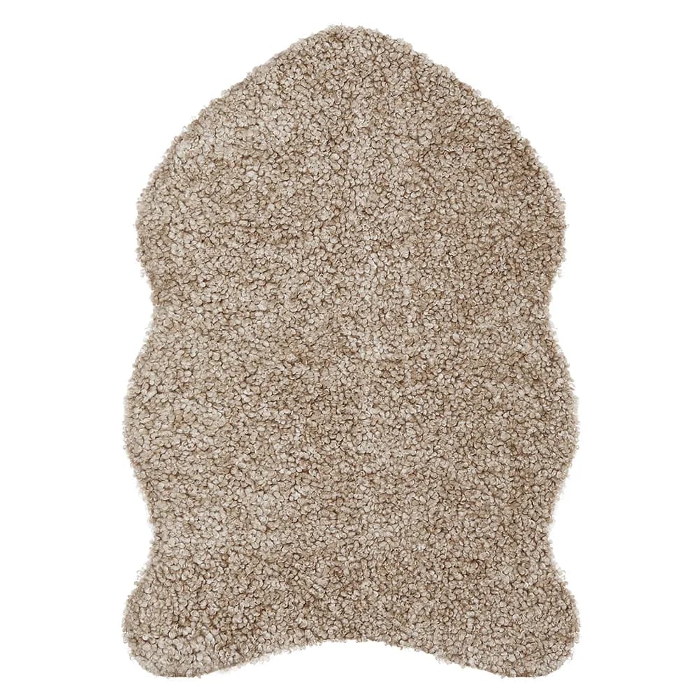 Skinnwille, Lumme Teppich 60x90 cm Toffee