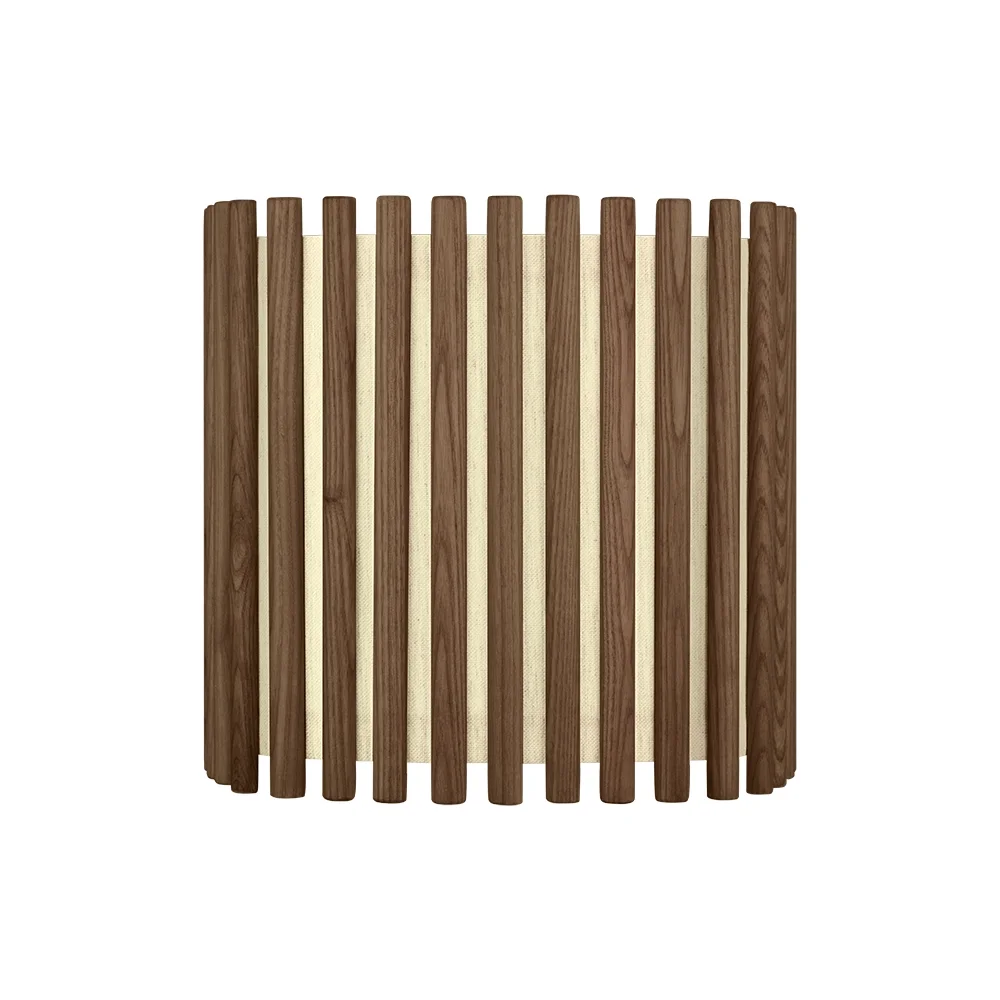 Umage, Komorebi Lampenschirm Quadratisch Mittel Dark Oak