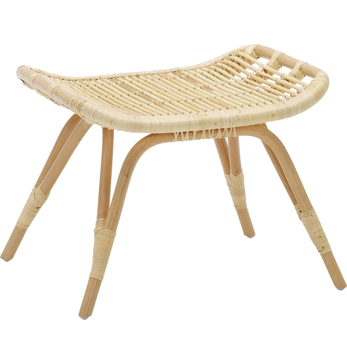 Sika Design, Monet Fußhocker Rattan Natur