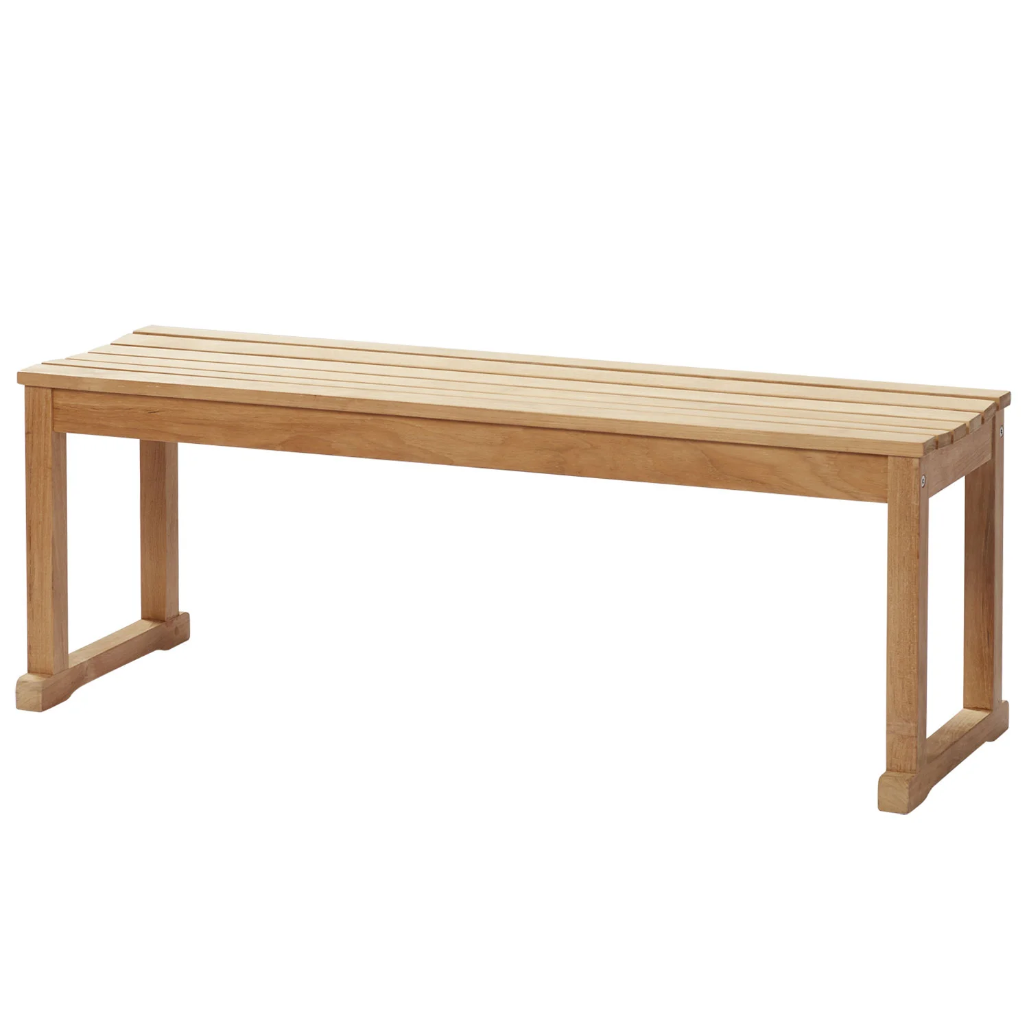Cinas, Vega Bank 120 cm Teakholz