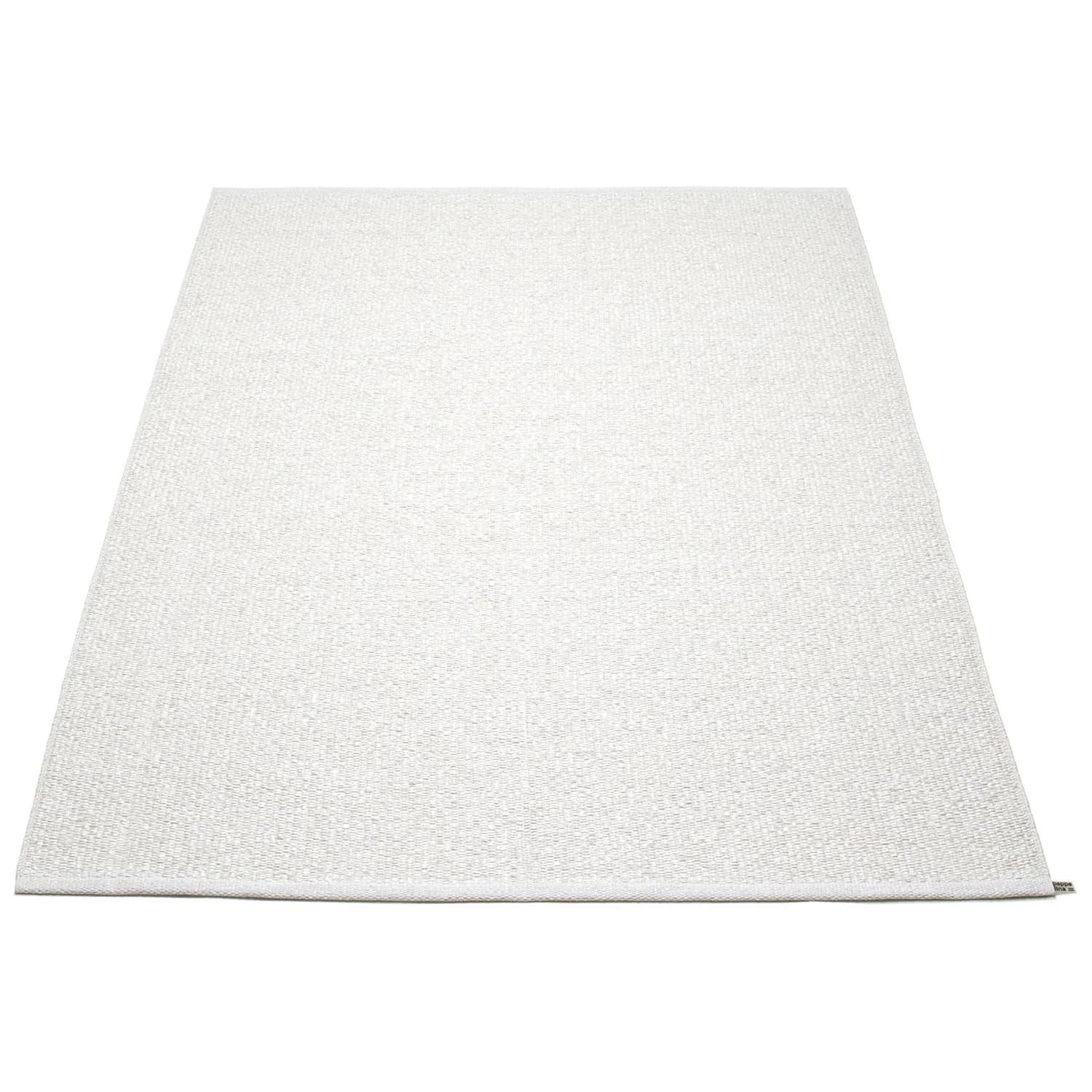 Pappelina, Svea Teppich 180x260 cm white metallic / white