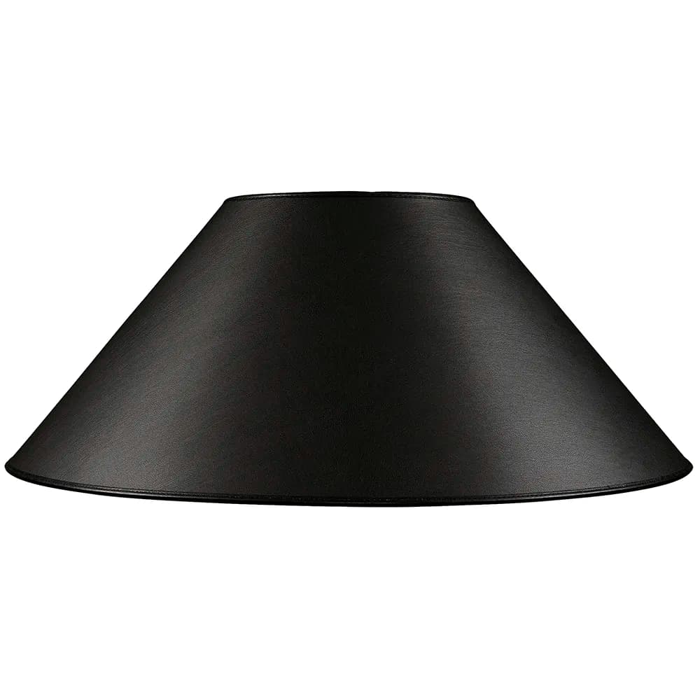 Non La Lampenschirm leather ebony