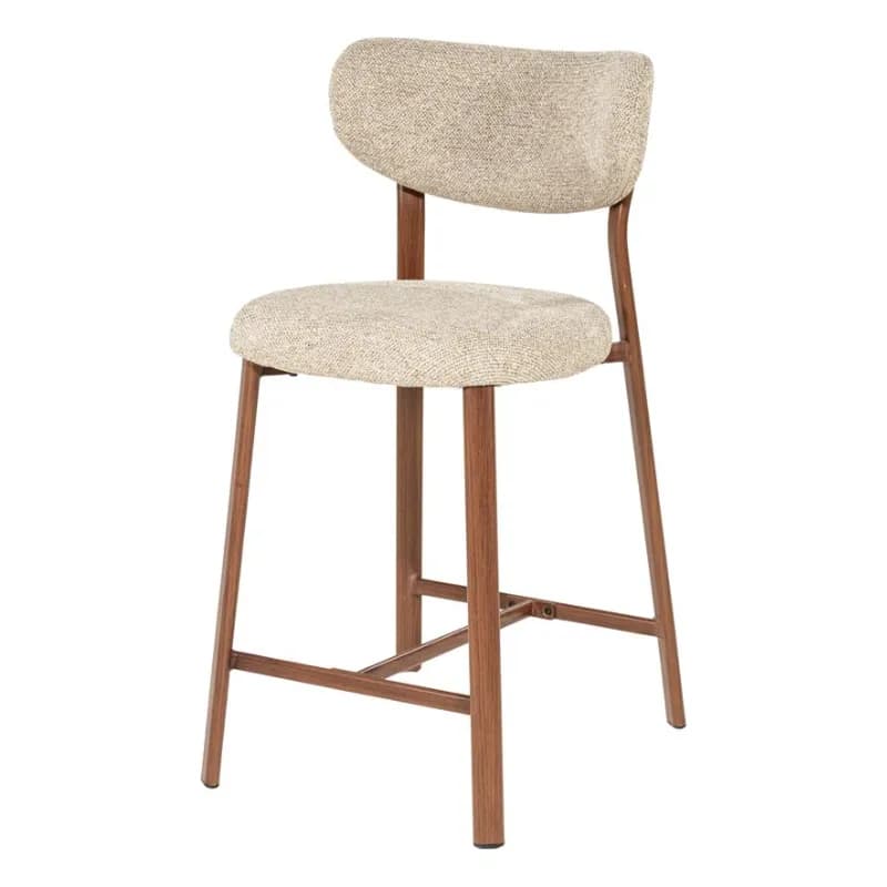 By-Boo, Sedia Barhocker 54x50x96 cm braun