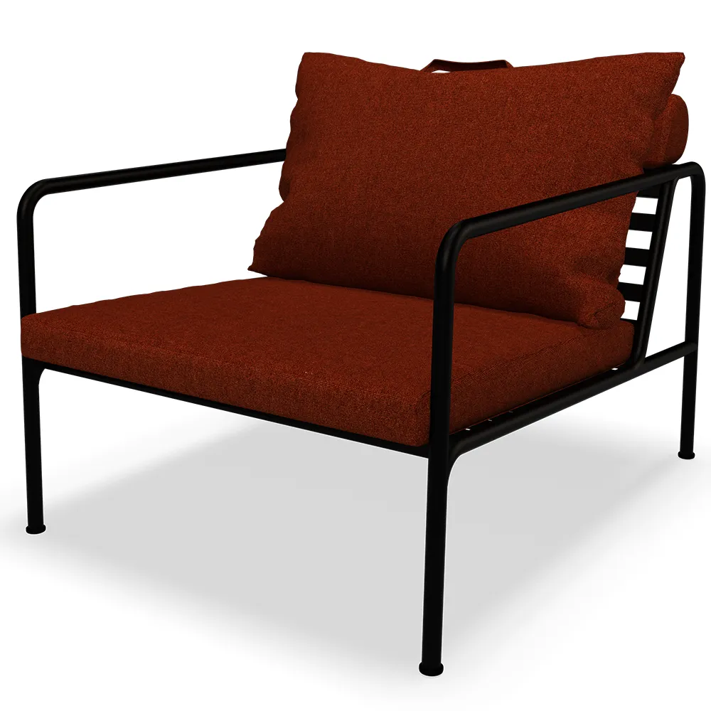 Houe, Avon Sessel Rust/Schwarz