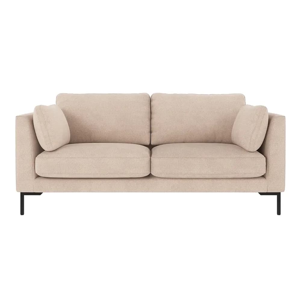 Rowico Home, Corwin 2,5-Sitzer Sofa Stoff Rita Hellbeige