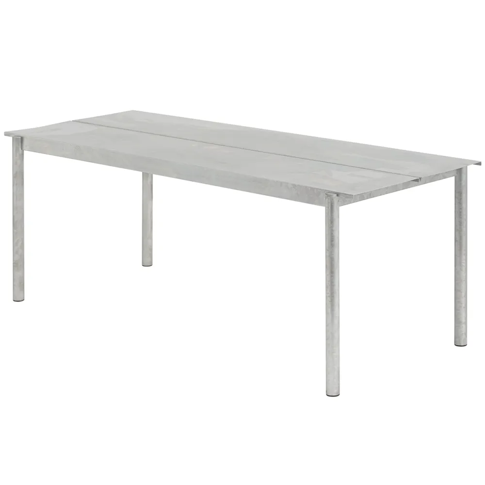 Muuto, Linear Steel Esstisch 200X75 cm Warm Galvanized Steel