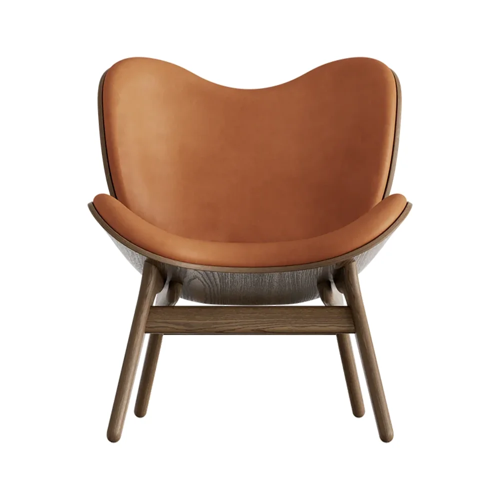 Umage, A Conversation Piece Loungesessel Dark Oak/Hope Leather Cognac