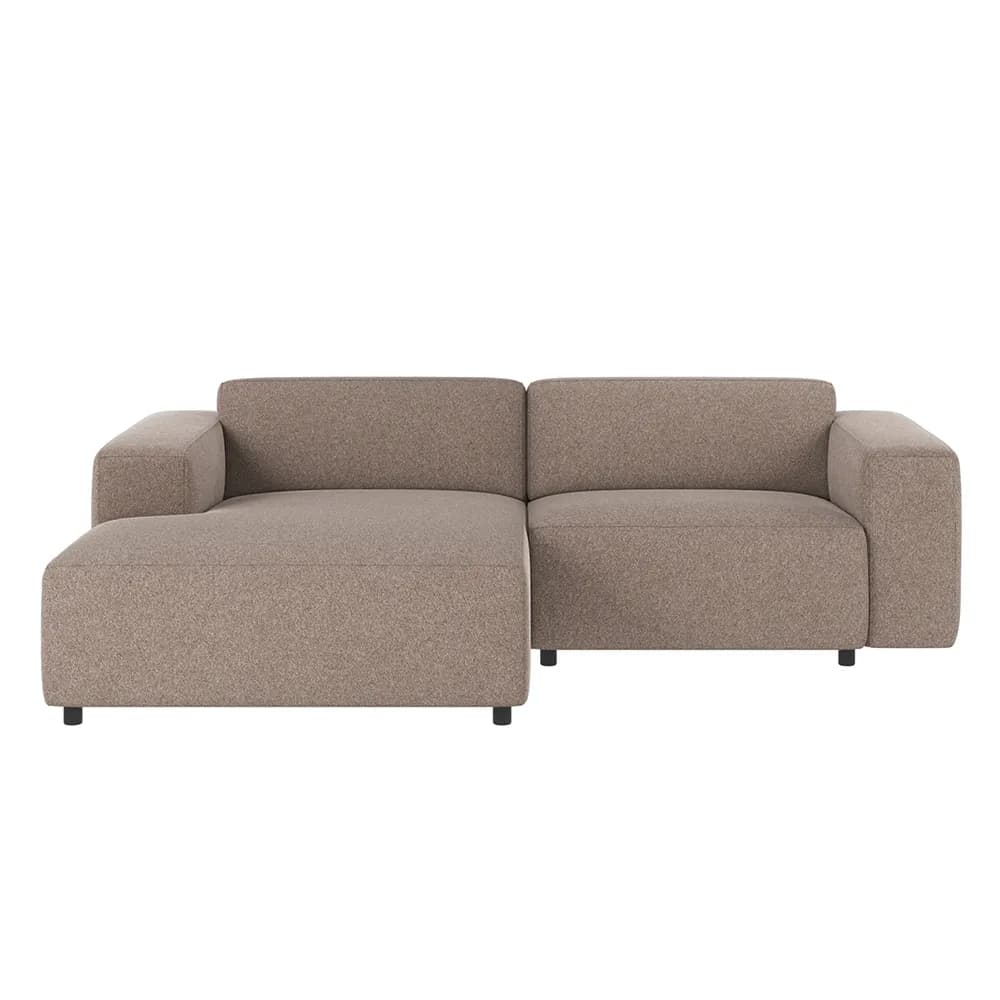 Rowico Home, Willard Sofa 3-Sitzer mit Chaiselongue links Stoff Brenda beige