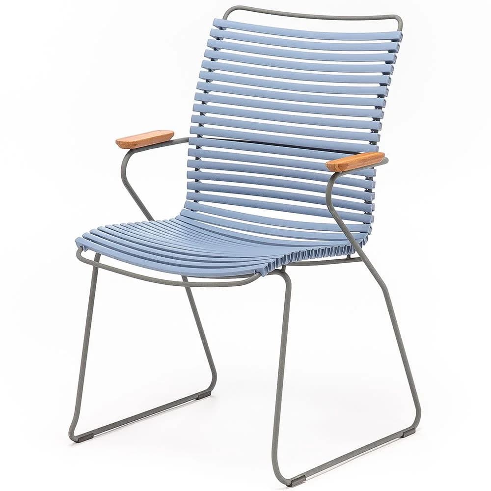 Houe, Click Sessel hohe Rückenlehne taubenblau