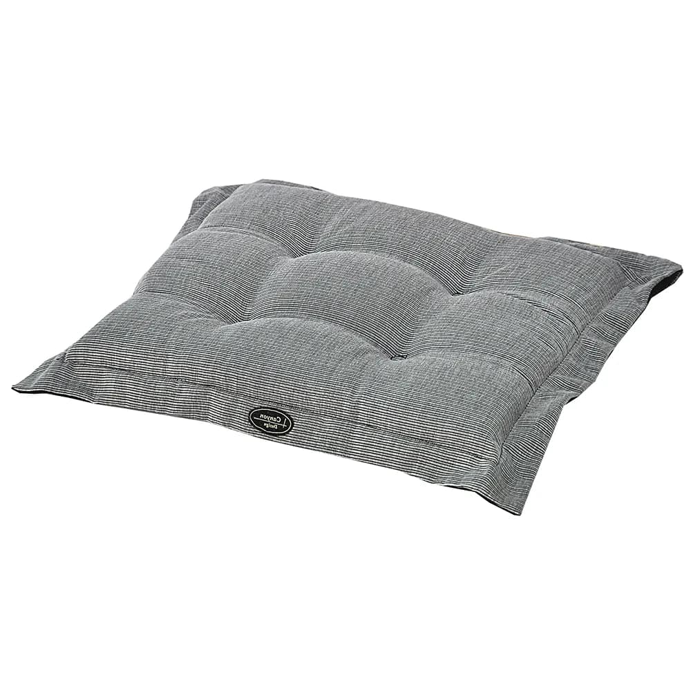 Fritab, Canyon Sitzkissen dick 42x45 cm strukturiert dralon Titanium grau