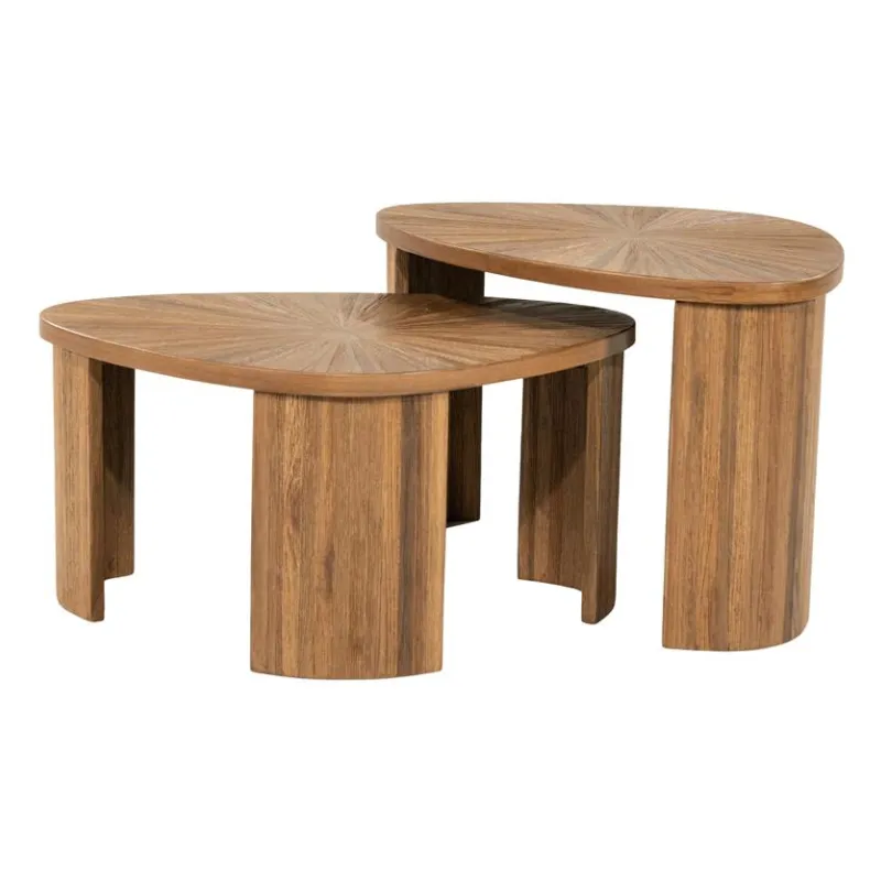 By-Boo, Tala ( set of 2) 69x49x42 cm / 69x49x34 cm Teak natur