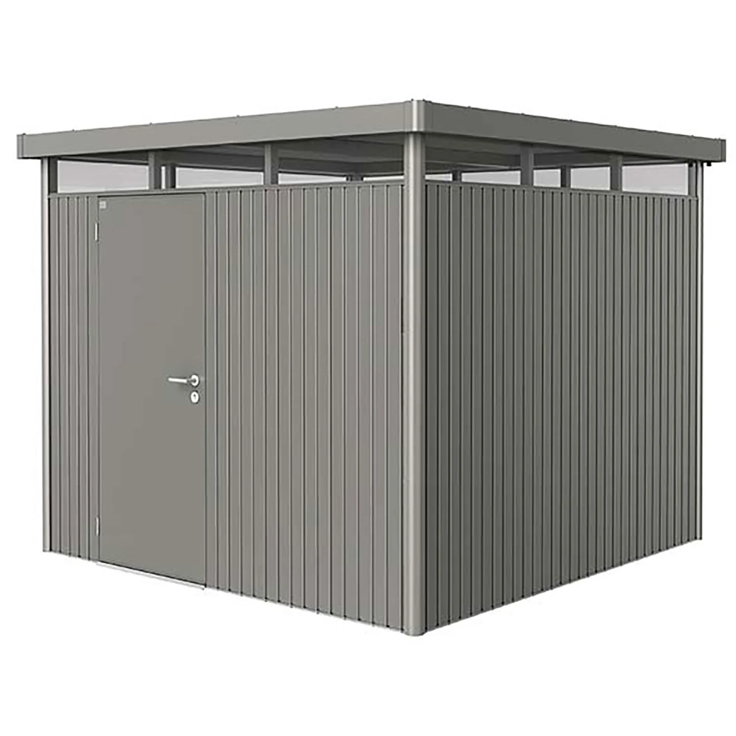 Biohort, Highline Gerätehaus Größe h4 metallisch quarz-grau Biohort