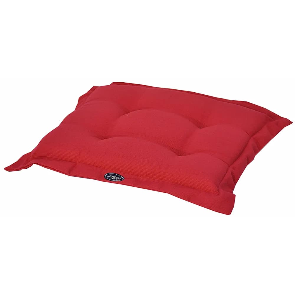 Fritab, Canyon Sitzkissen dick 42x45 cm strukturiert dralon Rot