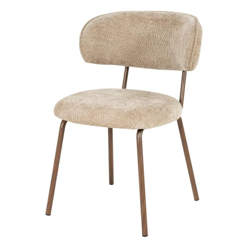 By-Boo, Timberline 54x63,5x80 cm Metall, Schaumstoff & Stoff taupe