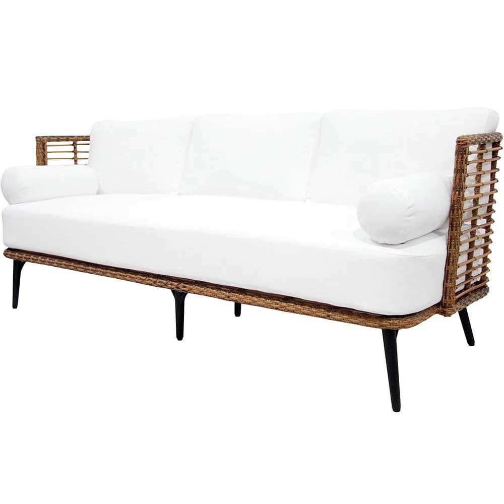 Brafab, Covelo 3-Sitzer-Sofa natur/weiß
