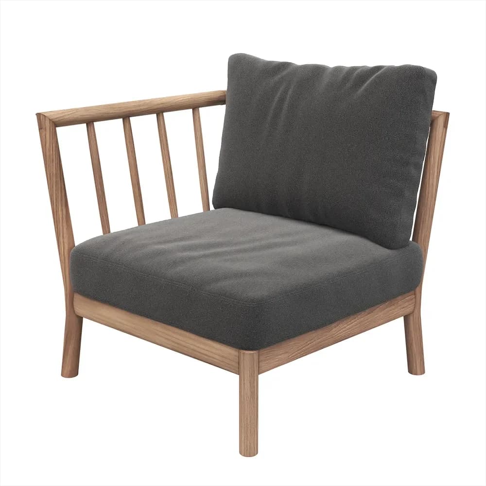 Skagerak, Tradition Endmodul Holzkohle/Teak