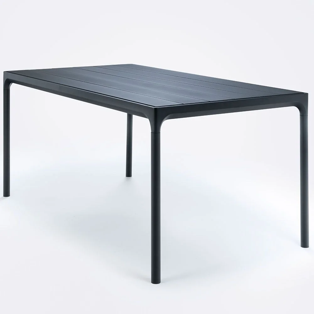 Houe, Four Esstisch 160x90 cm schwarz Aluminium