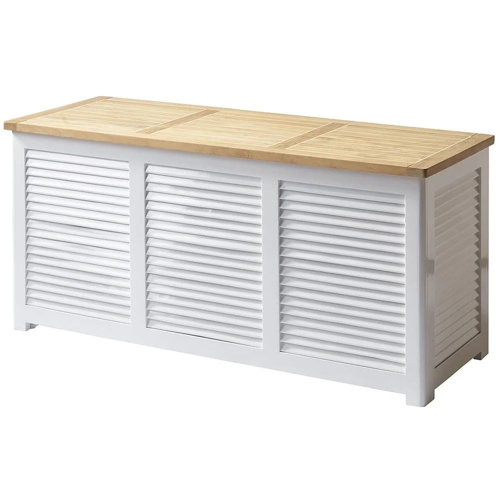 Cinas, Classic Aufbewahrungsbox teak/weiß